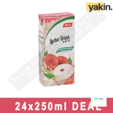 Yeo's Lychee Tetra Pack 24 x...