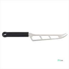 CHEESE KNIFE SS W/ BLACK HANDLE